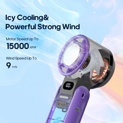 [Aircond] Outdoor 3600mAh Portable Ice Cooler Fan
