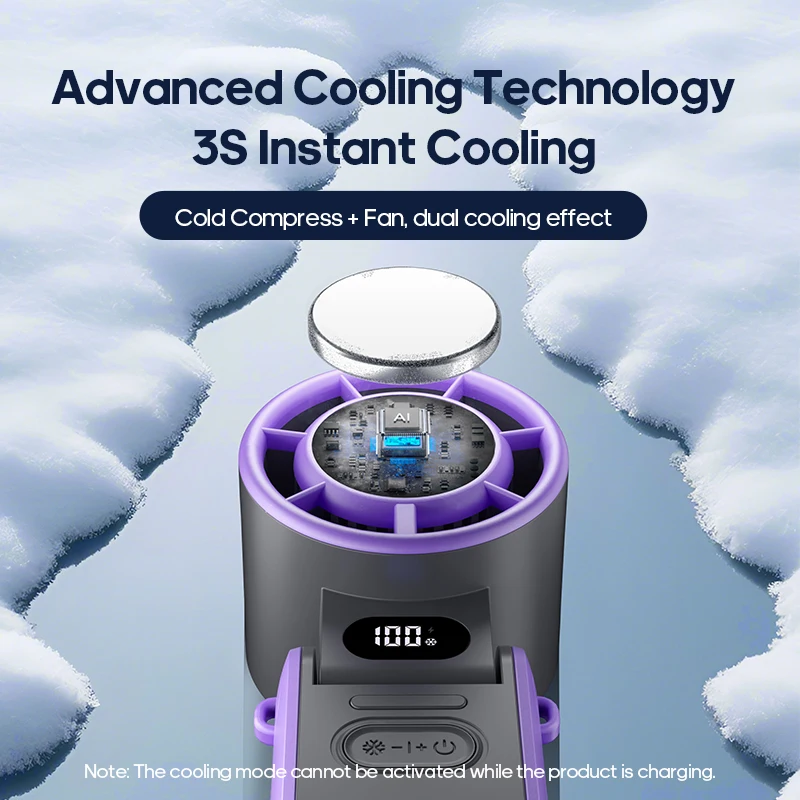 [Aircond] Outdoor 3600mAh Portable Ice Cooler Fan
