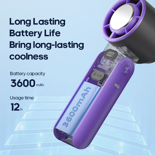 [Aircond] Outdoor 3600mAh Portable Ice Cooler Fan